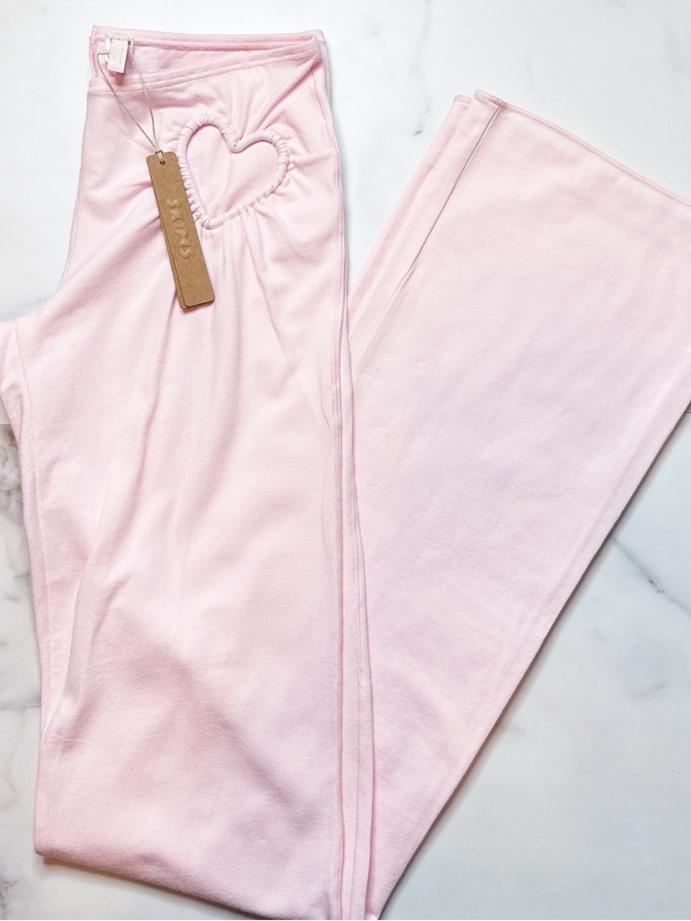 NWT Skims Cotton Jersey Heart Leggings - Picture 2 of 5
